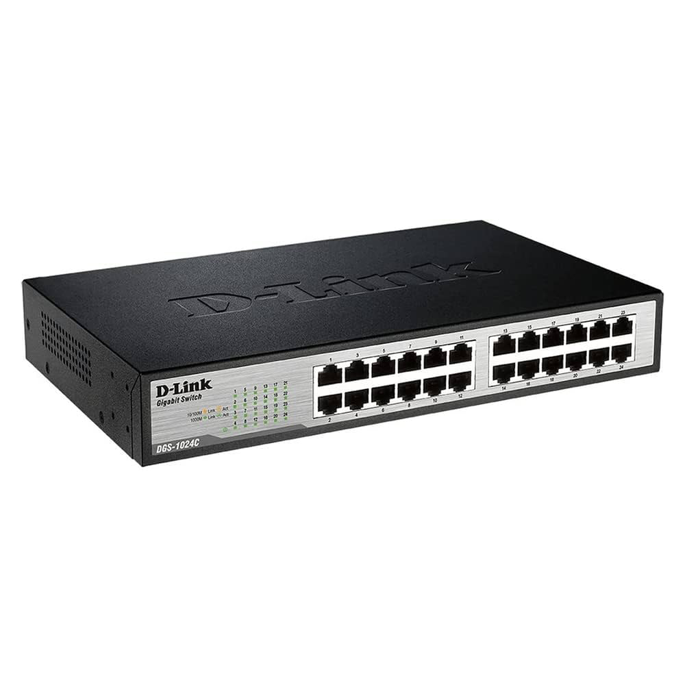سوئیچ شبکه D-LINK پورت 24 مدل گیگابیتی DGS-1024C